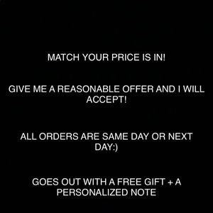 IMPORTANT READ PURCHASE NOW AND ORDER CAN GO OUT AS SOON AS TOMORROW!!!